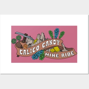 Calico Candy Mine Ride Posters and Art